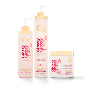 Aya Brazil Kit Glossy Perfect 3 Steps – For Normal Hair - eCosmeticsBrazil