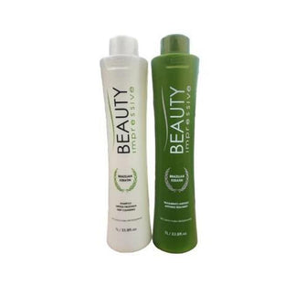 ESCOVA PROGRESSIVA BEAUTY BRAZILIAN KERATIN 2X1L - eCosmeticsBrazil