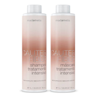Madamelis Cauter Fiber Cauterização Capilar Kit - 2x1Litro - eCosmeticsBrazil
