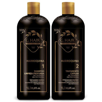 Ghair Marroquina Escova Progressiva Inoar - Kit 2 x 1 Litro - eCosmeticsBrazil