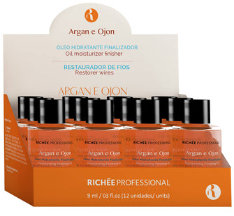 Richée Óleo Restaurador Argan E Ojon Caixa Com 12x 9ml - eCosmeticsBrazil