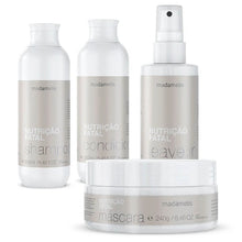 Madamelis Nutrição Fatal Kit Shampoo, Condic Máscara e Leave-in - eCosmeticsBrazil
