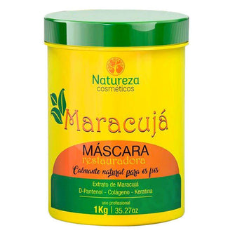 Passionfruit Restorative Collagen Keratin D-Panthenol Mask 1Kg - Natureza - eCosmeticsBrazil