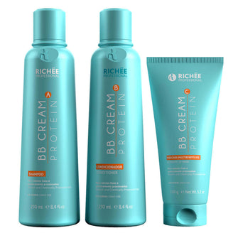 Richée Liso BB Cream Kit Manutenção Cuidados Diários (3 Produtos) - eCosmeticsBrazil