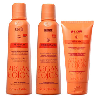Richée Professional Argan e Ojon Kit Home Care (3 Produtos) - eCosmeticsBrazil