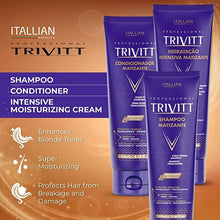 Itallian Kit Home Care Trivitt Blonde Matizante Hidratação (3pc) - eCosmeticsBrazil